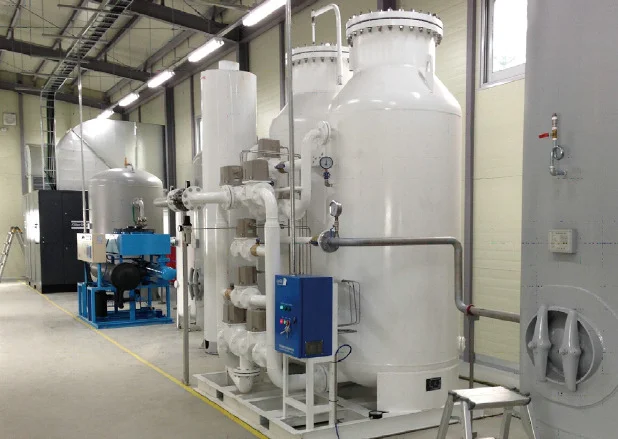 On-site oxygen and nitrogen gas generator
