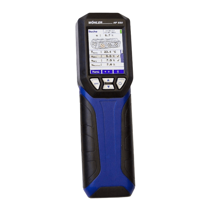 Wöhler HF 550 Wood Moisture Meter, solid fuel moisture meter