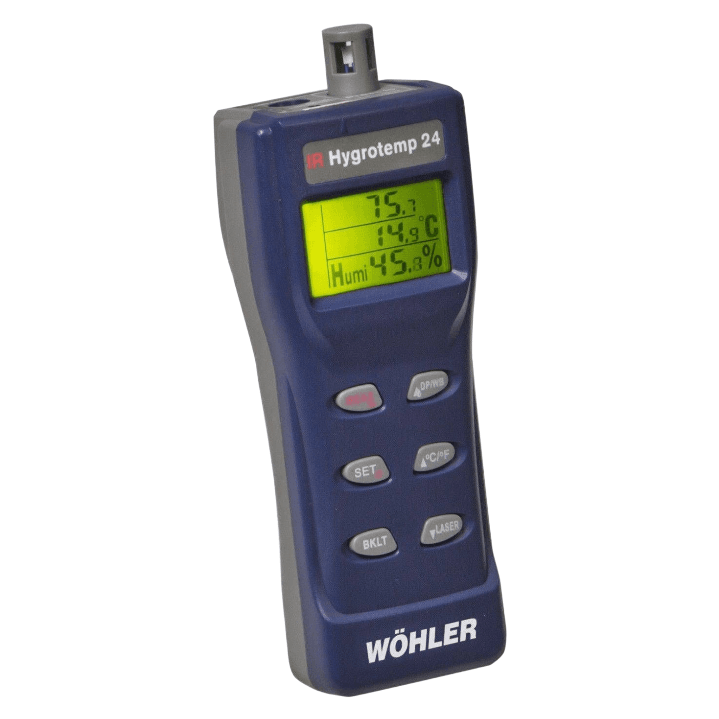 Wöhler IR Hygrotemp 24, hygrometer with ir sensor