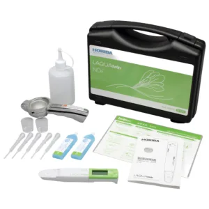 HORIBA LAQUAtwin NO3-11C nitrate ion meter crop analysis kit with sample press and carrying case