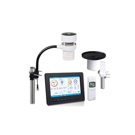 HP2553CA wireless weather station kit with ultrasonic anemometer and separate rain gauge