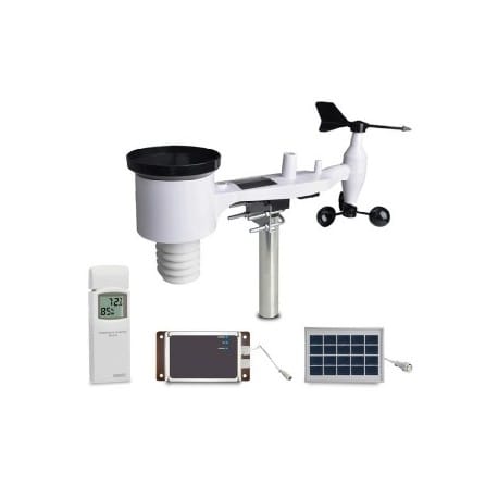 WS6006CE remote wireless weather station kit, standalone solar and battery powered