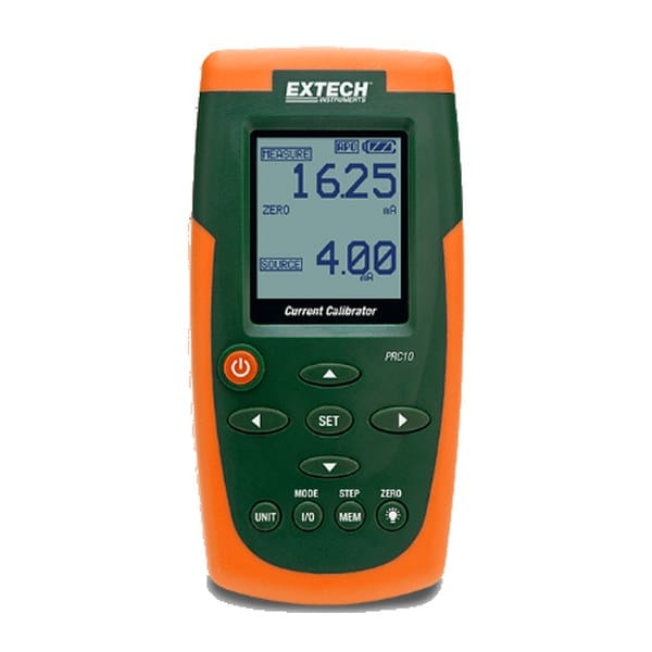 Extech PRC10 Current Calibrator Meter for 4-20mA process loop calibration