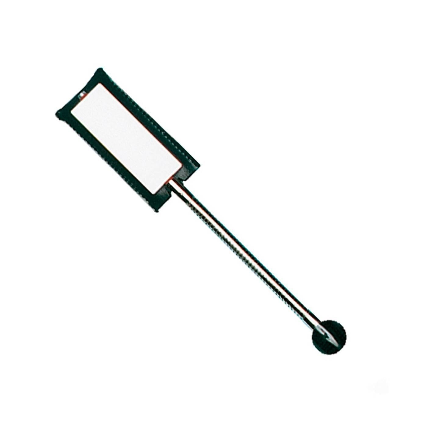 Wöhler small 80 mm dew plate on a 15 cm flexible holder for flue gas spillage checks