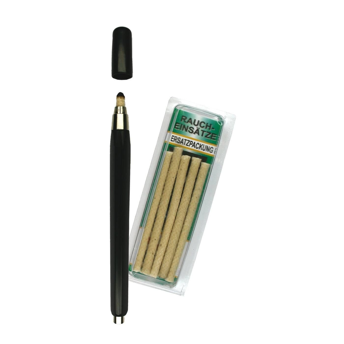 Wöhler smoke pen and smoke cartridges for visualising airflow and testing flue tightness