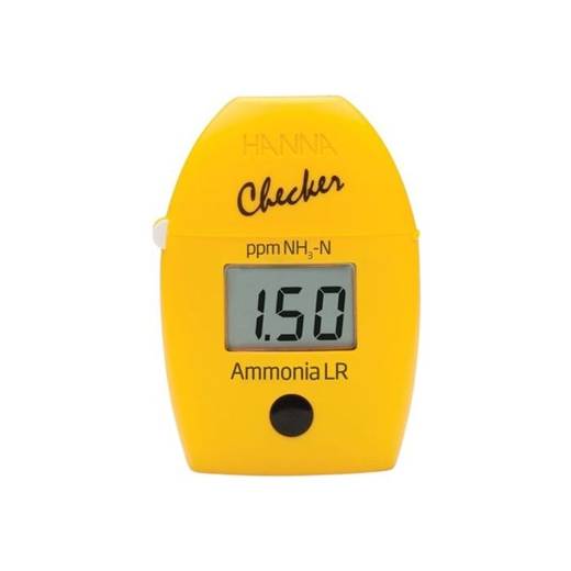 Hanna Ammonia Low Range Checker HC pocket colorimeter reading 1.50 ppm