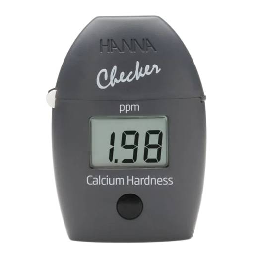 Hanna Calcium Hardness Checker HC pocket colorimeter reading 1.98 ppm