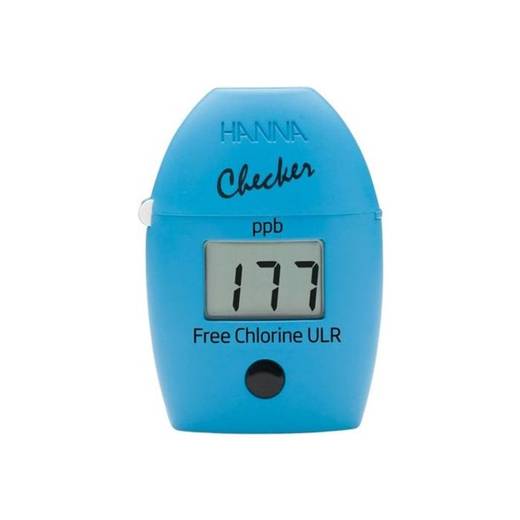 Hanna Free Chlorine Ultra Low Range Checker HC reading 177 ppb